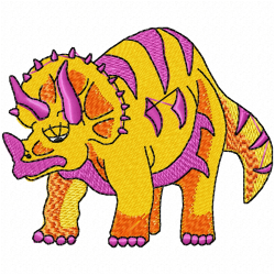 Dinosaur Embroidery Design 1